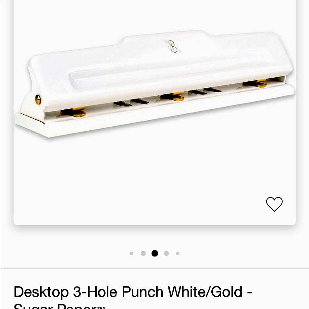 Three hole punch